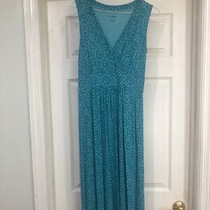 LLBEAN Maxi Print Dress